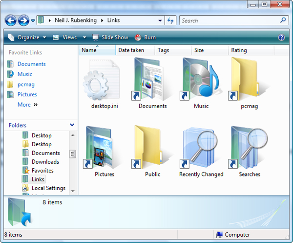 Eliminar una carpeta en Windows Vista 1